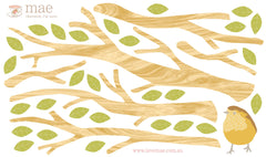 Small Branch Decals - Light