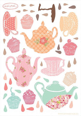 Mini Tea Time Decals
