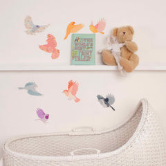 Small Flying Twitter Decals - Girly
