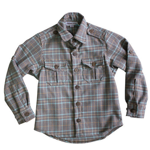 French Plaid Casual Shirt