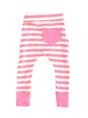 Pink Stripe Hipster Tights