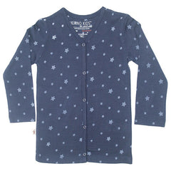 Merino Cardigan - Midnight Blue