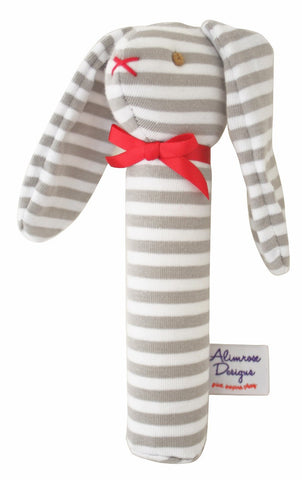 Hand Squeeker - Bunny Grey