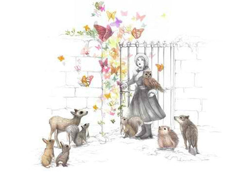 Lets Spring In Small Mounted Print