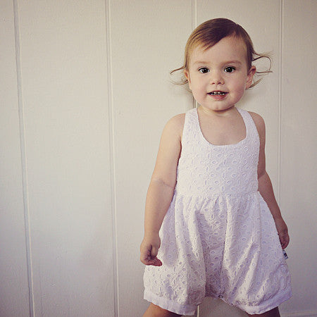 White Lace Romper